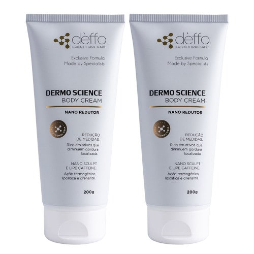 Body Cream Nano Redutor Dermo Science Kit Duo