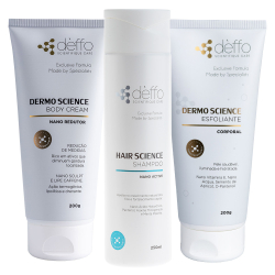 Kit Nano Redutor + Shampoo + Esfoliante 5